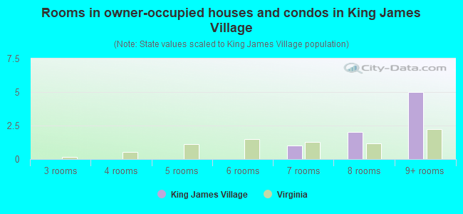 Rooms in owner-occupied houses and condos in King James Village