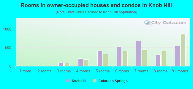 Rooms in owner-occupied houses and condos in Knob Hill