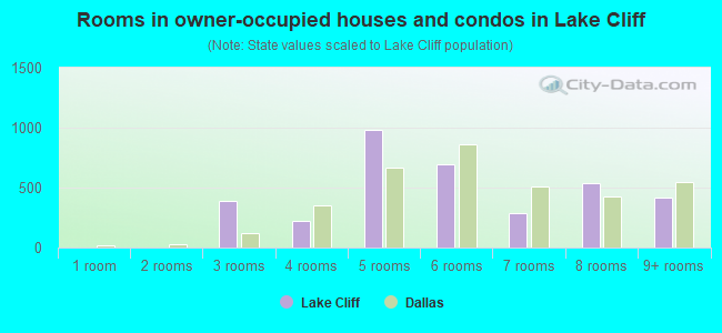 Rooms in owner-occupied houses and condos in Lake Cliff