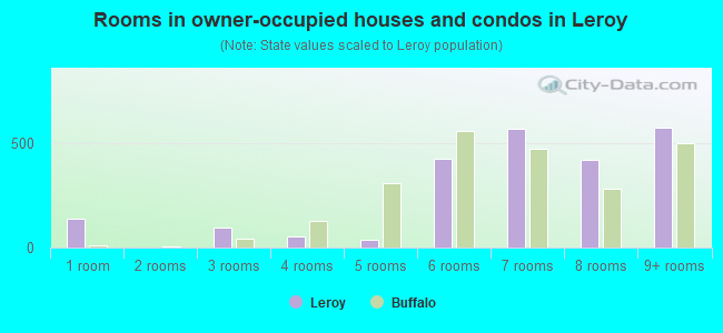 Rooms in owner-occupied houses and condos in Leroy