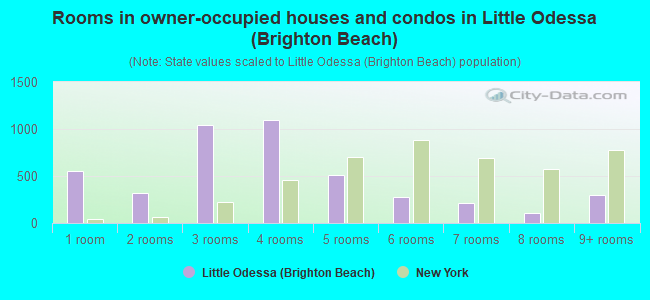 Rooms in owner-occupied houses and condos in Little Odessa (Brighton Beach)