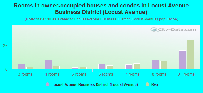 Rooms in owner-occupied houses and condos in Locust Avenue Business District (Locust Avenue)