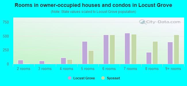 Rooms in owner-occupied houses and condos in Locust Grove