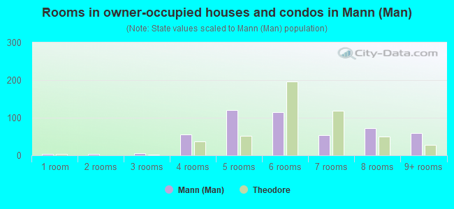 Rooms in owner-occupied houses and condos in Mann (Man)