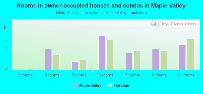Rooms in owner-occupied houses and condos in Maple Valley