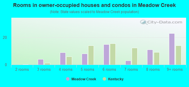 Rooms in owner-occupied houses and condos in Meadow Creek