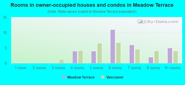 Rooms in owner-occupied houses and condos in Meadow Terrace