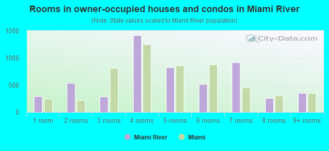 Rooms in owner-occupied houses and condos in Miami River