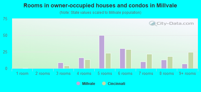 Rooms in owner-occupied houses and condos in Millvale