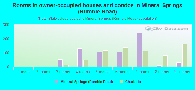 Rooms in owner-occupied houses and condos in Mineral Springs (Rumble Road)