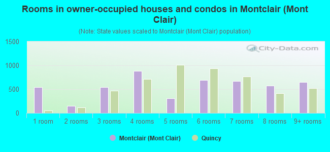 Rooms in owner-occupied houses and condos in Montclair (Mont Clair)