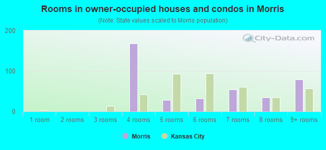 Rooms in owner-occupied houses and condos in Morris