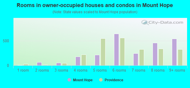 Rooms in owner-occupied houses and condos in Mount Hope
