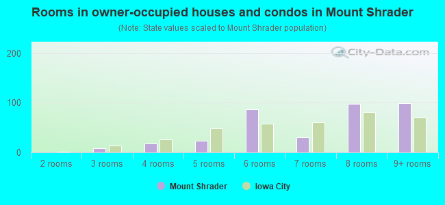 Rooms in owner-occupied houses and condos in Mount Shrader