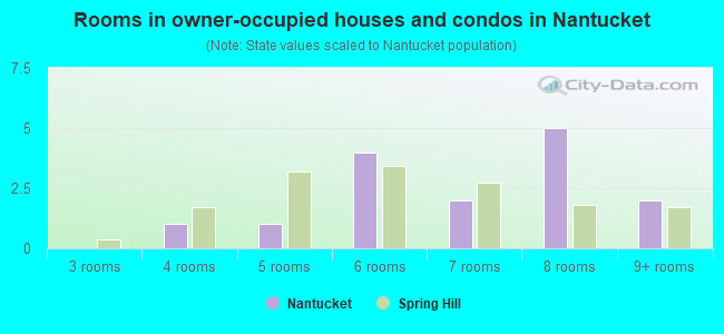 Rooms in owner-occupied houses and condos in Nantucket