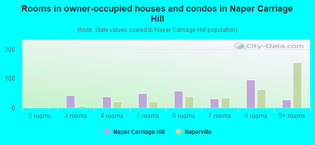 Rooms in owner-occupied houses and condos in Naper Carriage Hill