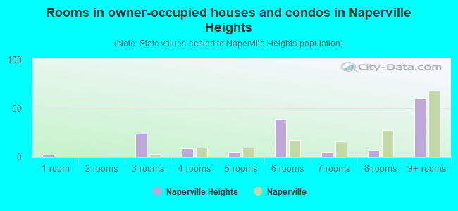 Rooms in owner-occupied houses and condos in Naperville Heights