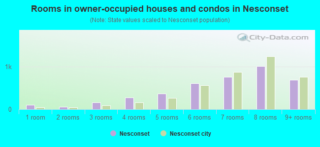 Rooms in owner-occupied houses and condos in Nesconset