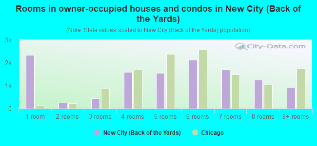 Rooms in owner-occupied houses and condos in New City (Back of the Yards)