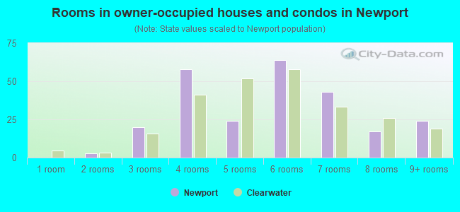 Rooms in owner-occupied houses and condos in Newport