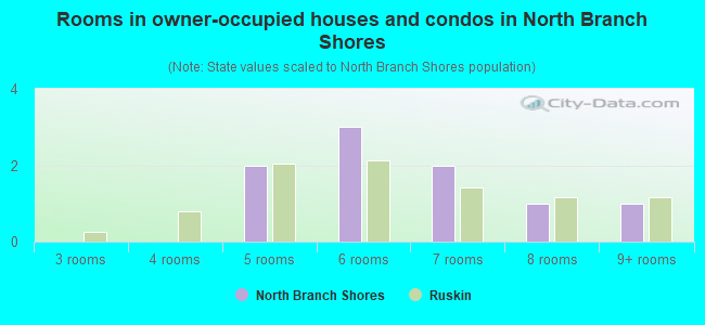 Rooms in owner-occupied houses and condos in North Branch Shores