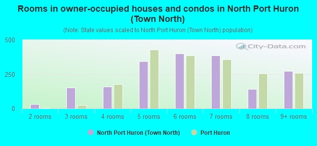 Rooms in owner-occupied houses and condos in North Port Huron (Town North)