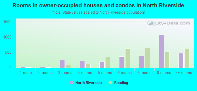 Rooms in owner-occupied houses and condos in North Riverside