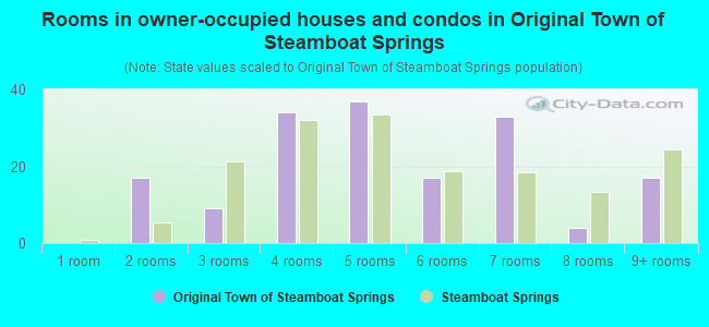 Rooms in owner-occupied houses and condos in Original Town of Steamboat Springs