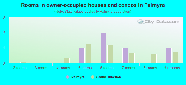 Rooms in owner-occupied houses and condos in Palmyra