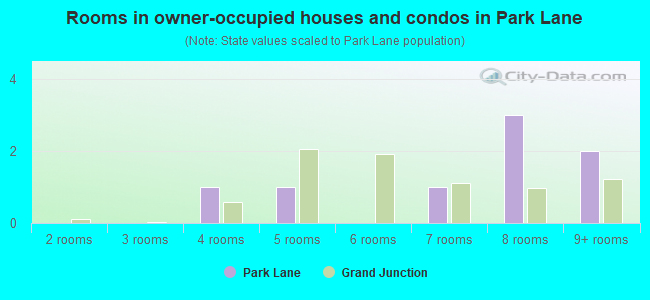 Rooms in owner-occupied houses and condos in Park Lane