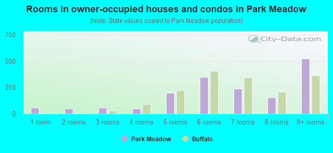 Rooms in owner-occupied houses and condos in Park Meadow