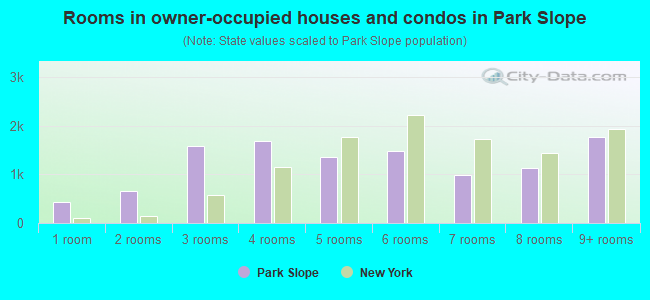 Rooms in owner-occupied houses and condos in Park Slope