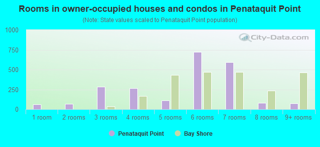 Rooms in owner-occupied houses and condos in Penataquit Point