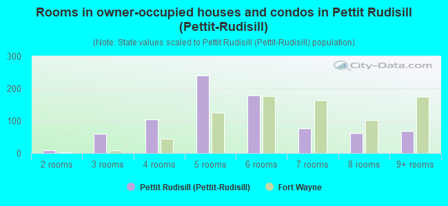 Rooms in owner-occupied houses and condos in Pettit Rudisill (Pettit-Rudisill)