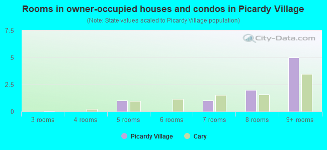 Rooms in owner-occupied houses and condos in Picardy Village