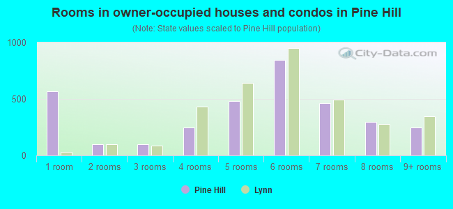 Rooms in owner-occupied houses and condos in Pine Hill