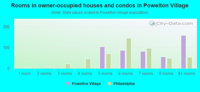 Rooms in owner-occupied houses and condos in Powelton Village