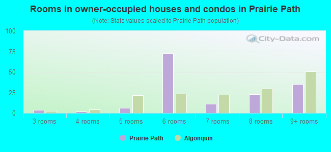 Rooms in owner-occupied houses and condos in Prairie Path
