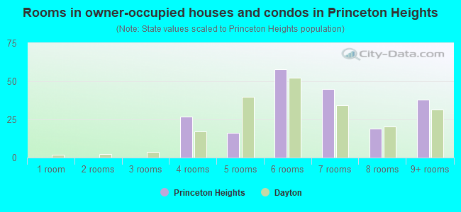 Rooms in owner-occupied houses and condos in Princeton Heights