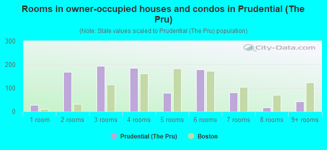 Rooms in owner-occupied houses and condos in Prudential (The Pru)