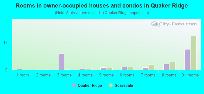 Rooms in owner-occupied houses and condos in Quaker Ridge
