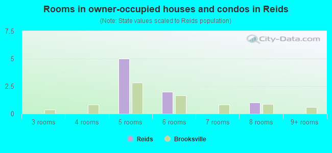 Rooms in owner-occupied houses and condos in Reids