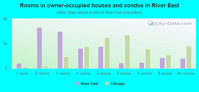 Rooms in owner-occupied houses and condos in River East