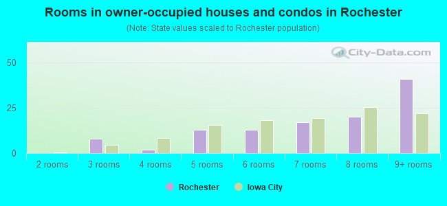 Rooms in owner-occupied houses and condos in Rochester