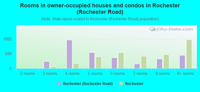 Rooms in owner-occupied houses and condos in Rochester (Rochester Road)