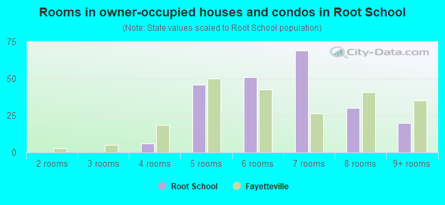 Rooms in owner-occupied houses and condos in Root School