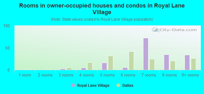 Rooms in owner-occupied houses and condos in Royal Lane Village