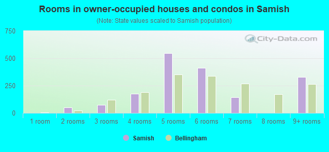 Rooms in owner-occupied houses and condos in Samish