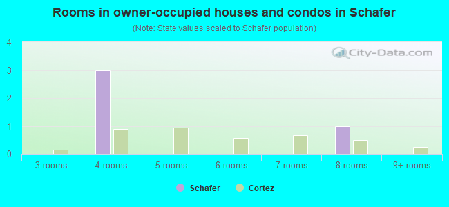 Rooms in owner-occupied houses and condos in Schafer