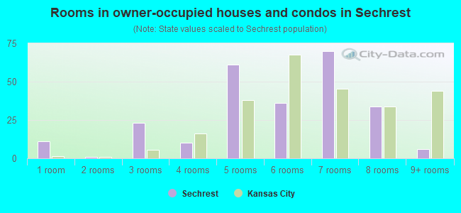 Rooms in owner-occupied houses and condos in Sechrest